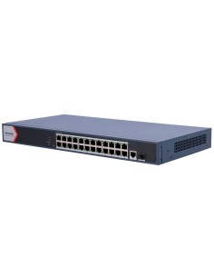 Comprar HIKVISION DS-3E1526P-EI Switch PoE Hikvision - 24 puertos RJ45 GE + 1 puerto Gigabit RJ45/SFP - 24 Puertos PoE+ 802.3af/