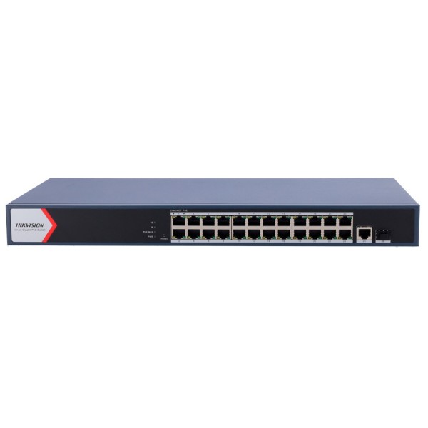 Acheter HIKVISION DS-3E1526P-EI Switch Hikvision PoE administrable - 24 ports PoE Gigabit + 2 uplinks Gigabit - Un port RJ45 D