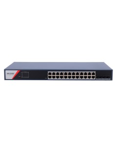 Hikvision DS-3E1528-SI-24T4F Switch Germancly Hikvision - 24 portas RJ45 GE + 4 portas Gigabit SFP - Port Isolamento / Link A 2