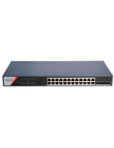 Hikvision DS-3E1528P-SI-24P4F Switch Poe Hikvision - 24 portas RJ45 GE + 4 portas Gigabit SFP - 24 portas Poe + 802.3AF / AT - H