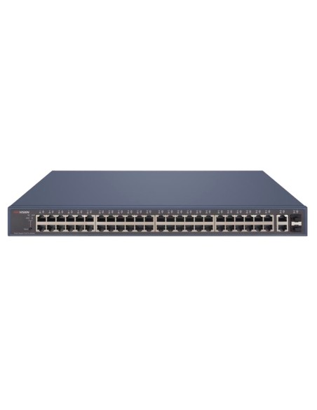 Acheter HIKVISION DS-3E1552P-SI switch Hikvision PoE administrable - 48 ports PoE Gigabit + 4 uplinks Gigabit - Deux ports RJ45