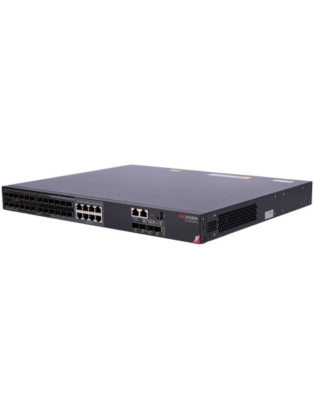 Hikvision DS-3E3728F-H HIKVISION Switch Grafle L3 - 24 Portas SFP + 8 RJ45 Combo + 4 SFP + Portas - 24 portas Gigabit + 8