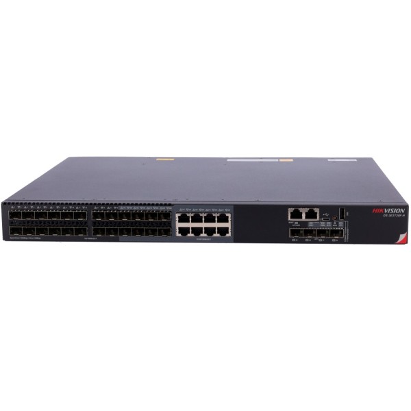 Comprar HIKVISION DS-3E3728F-H Switch Enterprise Gestionable Capa 3 (L3) - 24 Puertos Gigabit (incluye 8 interfaces Combo) - 4 R