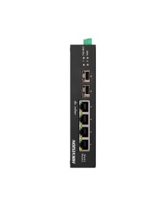 Comprar HIKVISION DS-3T0506HP-E/HS Switch Industrial PoE Hikvision - 4 puertos RJ45 Gigabit + 2 puertos Gigabit SFP - 3 Puertos 