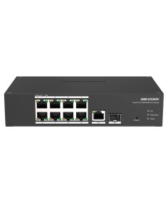Hikvision DS-3T1310P-SI / HS Switch Poe Hikvision - 8 portas RJ45 Fe + 1 Gigabit Port RJ45 / SFP - 8 portas Poe + 802.3AF / AT -