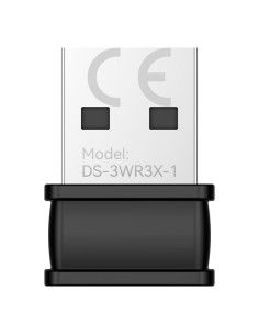 Acheter HIKVISION PRO DS-3WR3X-1 Adaptateur USB Wi‑Fi 6 Hikvision - Wi-Fi 6 IEEE802.11ax/b/g/n - Fréquence 2,4 GHz - Jusqu’à 20 