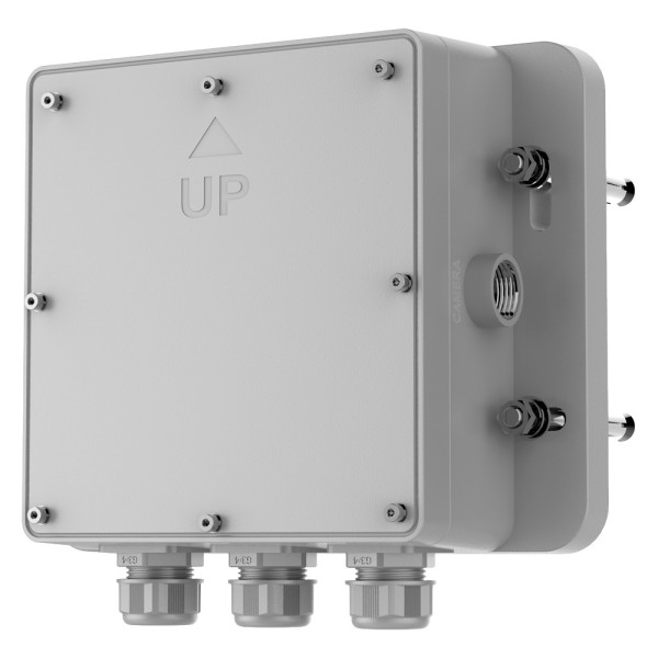 Comprar HIKVISION DS-4680ZJ-GP Caja de conexiones - Anticorrosión - 260 × 237 × 90 mm - Pasador de cables   - Color blanco DS-46