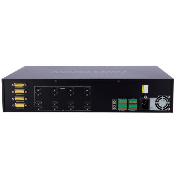 Hikvision DS-6916UDI (C) Hikvision Decoder - 256 canais - Capacidade de decodificação Até 32 MPX - 16 Saídas HDMI 4K | 