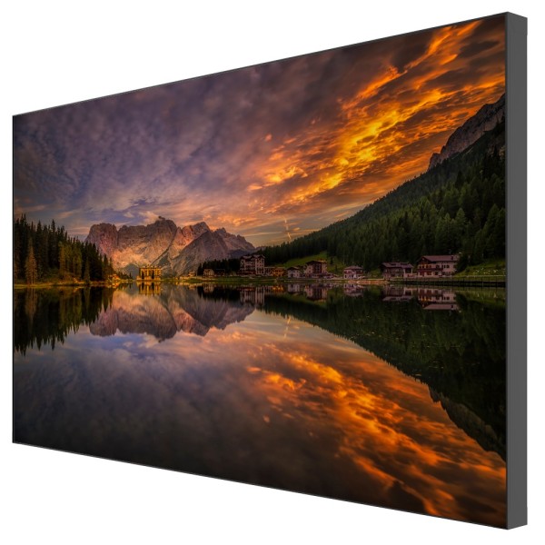 Hikvision DS-D2046TL-1B Monitor Videowall 46 "Resolução FHD - Brillo 500 Nits - Quadro de 2,5 mm (A-A) - Operação 24/7 