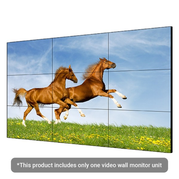 Hikvision DS-D2046TL-1B Monitor Videowall 46 "Resolução FHD - Brillo 500 Nits - Quadro de 2,5 mm (A-A) - Operação 24/7 