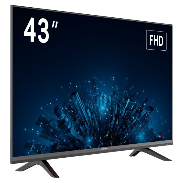 HikVision DS-D5043F3-1V0S Monitor 43 & quot - Resolução de FHD - Atualização de 60 Hz - Contraste 4000: 1 - Tempo de resposta 6.