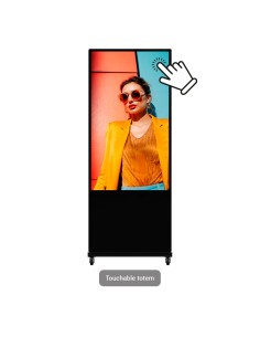 Comprar HIKVISION DS-D6055UT-D/S Totem táctil con monitor 55" 4K - Cartelería digital local USB - Cartelería digital FocSig