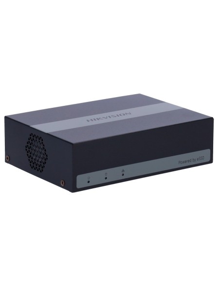 Hikvision Valor DS-E04HQHI-B HIKVISION DVR 5N1 - 4 CH HDTVI / HDCVI / AHD / CVBS - 1 Canal IP 6 MPX - Quarto Máximo