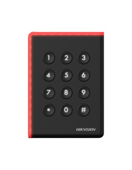 Acheter HIKVISION DS-K1108ADK Lecteur de contrôle d’accès - Accès par carte MF DESFire et code PIN - Indicateur LED et sonore - 