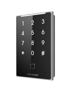 Hikvision DS-K1109DKB Access Reader - Acesso por cartão MF Defire e PIN - LED e indicador acústico - Wiegand 26/34 | Rs485 