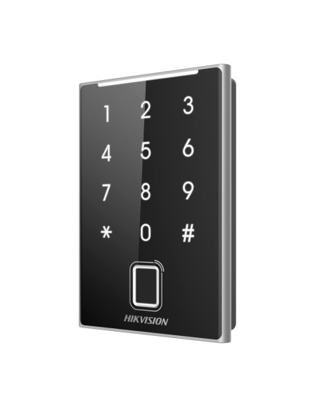Hikvision DS-K1109DKFB Access Reader - acesso a pegadas, cartão MF Defire e PIN - LED e indicador acústico - Wiegand 26/34
