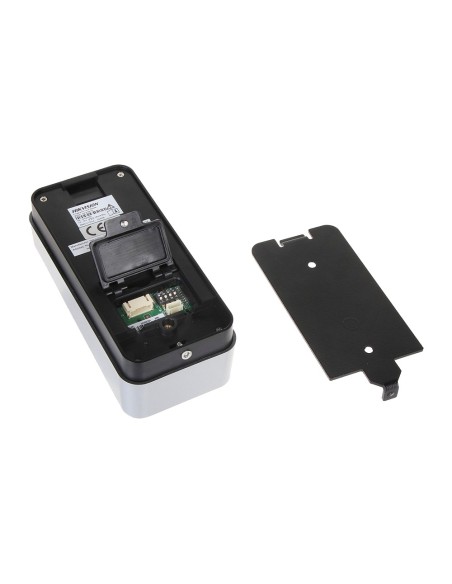 Leitor de acesso à Hikvision DS-K1201AMF - acesso a pegada e o cartão MF - LED e indicador acústico - RS485 - Compatível com Con