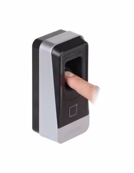 Acheter HIKVISION DS-K1201AMF Lecteur d’accès - Accès par empreinte digitale et carte MF - Indicateur LED et sonore - RS485 - Co