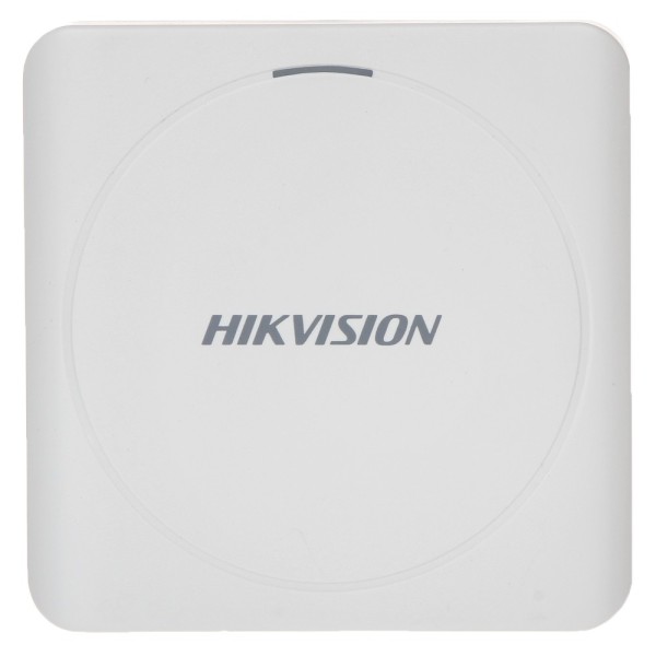 Leitor de acesso à Hikvision DS-K1801E - Acesso por cartão de LED e Indicador Acústico - Wiegand 26/34 - Compatível com Controle