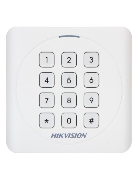 Comprar HIKVISION DS-K1801EK Lector de acceso - Acceso por tarjeta EM y PIN - Indicador LED y acústico - Wiegand 26/34 - Compati