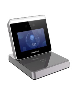 Hikvision DS-K1F600U-D6E leitor de cartão e faces - cartões 125 kHz e MF 13.56 MHz - câmera 2 MPX - Comunicação TCP / IP, W