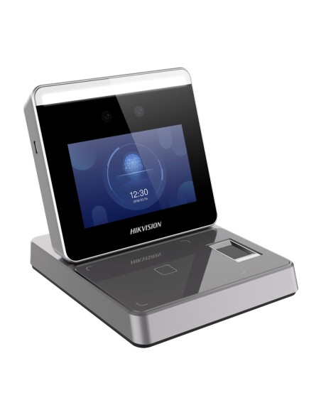 Acquistare HIKVISION DS-K1F600U-D6E-F Lettore di schede, impronte digitali e volti - Schede EM 125 kHz e MF 13,56 MHz - Fotocame