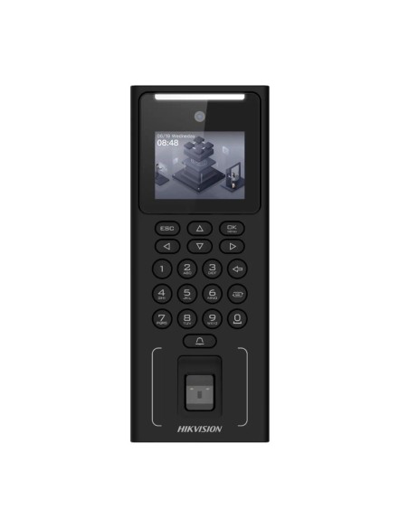 Acheter HIKVISION DS-K1T321EFWX Contrôle d’accès et de présence - Facial, empreinte, carte EM et code PIN - 500 utilisateurs | 1