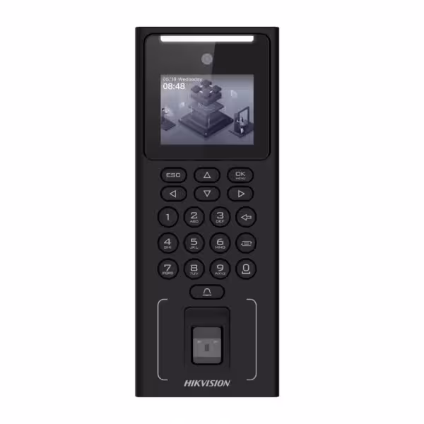 Acheter HIKVISION DS-K1T321MFX Contrôle d’accès et de présence - Reconnaissance faciale, empreinte digitale, carte MF et code PI