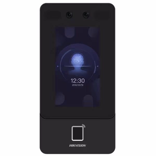 Kaufen HIKVISION DS-K1T342MFWX-E1 Zutritts- und Zeiterfassungssystem PoE IP65 – Gesichtserkennung, Fingerabdruck, MF-Karte, QR u