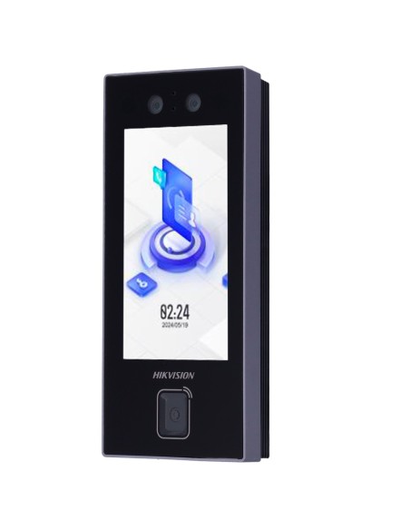 Hikvision DS-K1T344BWX-QRE1 Controle de Acesso e Presença PoE IP65 - Facial, Cartao, QR Dinâmico e Pin - 3.000 usuários | 1