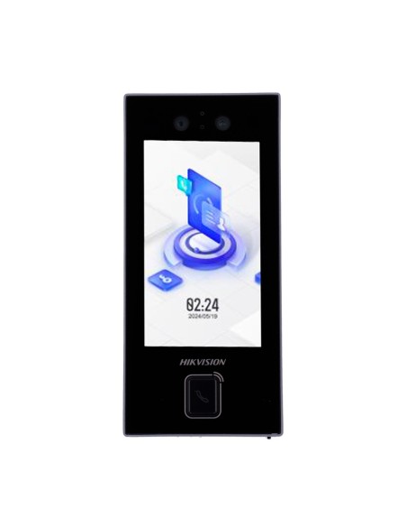 Comprar HIKVISION DS-K1T344MBWX-E1 Control de acceso y presencia PoE IP65 - Facial, tarjeta MF, QR y PIN - 3.000 usuarios | 150.