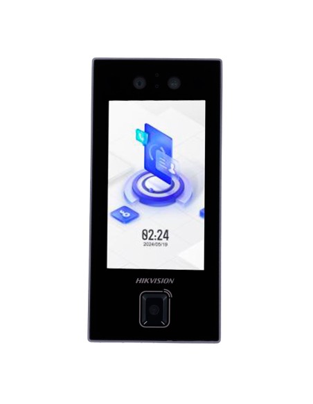 Comprar HIKVISION DS-K1T344MBWX-QRE1 Control de acceso y presencia PoE IP65 - Facial, tarjeta MF, QR dinámico y PIN - 3.000 usua