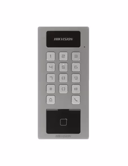 Kaufen HIKVISION DS-K1T502DBFWX Zutrittskontrolle IP65 IK09 – Fingerabdruck, MF-Karte DESFire und PIN – 10.000 Benutzer | 300.00