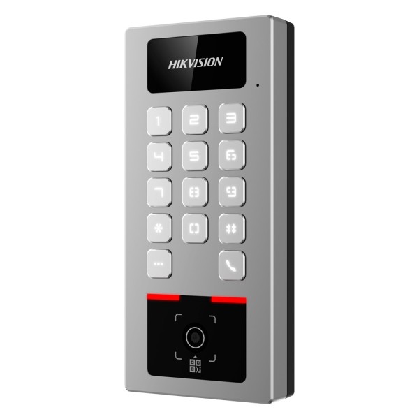 Acheter HIKVISION DS-K1T502DBWX-QR Contrôle d’accès IP65 IK09 - Carte MF DESFire, QR dynamique et code PIN - 10 000 utilisateurs