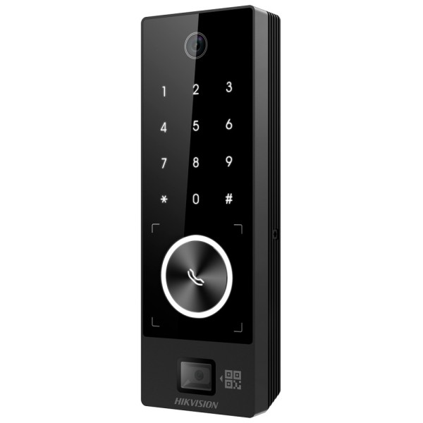 Hikvision DS-K1T510MBWX-QRE1 Controle de acesso PoE IP65 - Facial, Cartão MF, QR Dinâmico e Pin - 1.000 usuários | 150.000 Regis