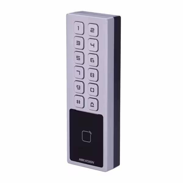 Kaufen HIKVISION DS-K1T805MBWX Zutrittskontrolle IP65 IK08 – MF-Karte und PIN – 3.000 Benutzer | 100.000 Datensätze – TCP/IP, Wi