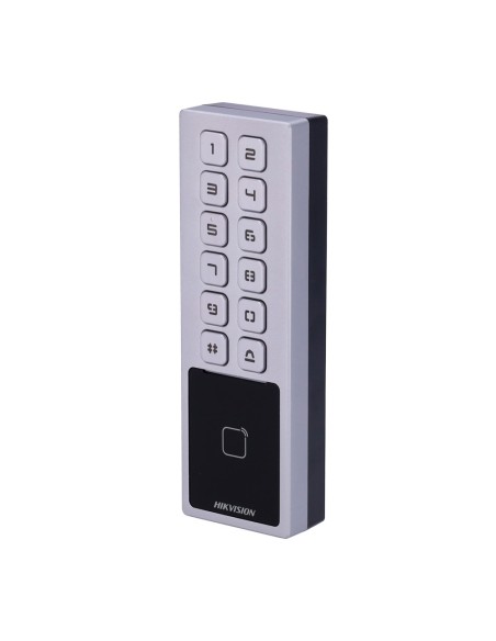 Acheter HIKVISION DS-K1T805MBWX Contrôle d’accès IP65 IK08 - Carte MF et code PIN - 3 000 utilisateurs | 100 000 enregistrements