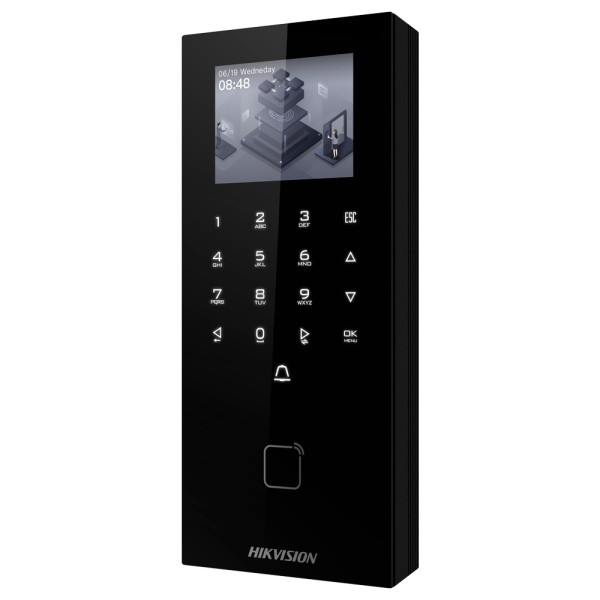 Comprar HIKVISION DS-K1T807EX-E1 Control de acceso y presencia PoE IP65 - Tarjeta EM y PIN - 5.000 usuarios | 150.000 registros 