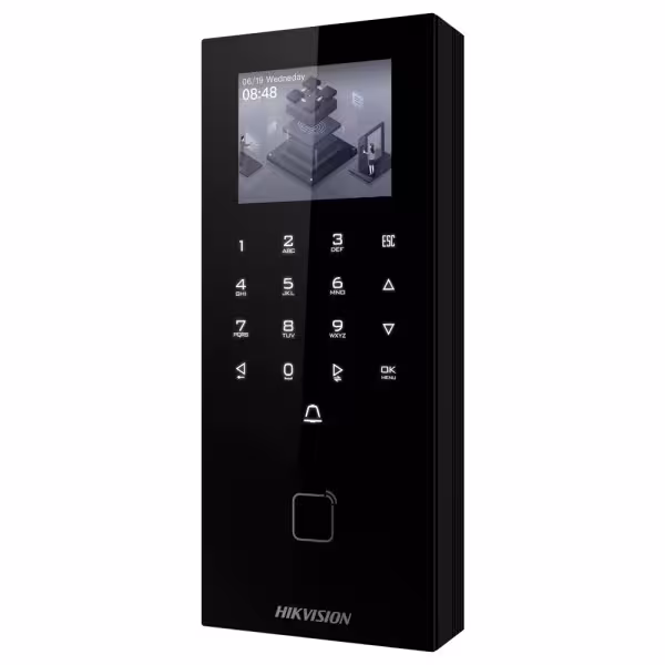 Acquistare HIKVISION DS-K1T807MX-E1 Controllo accessi e presenze PoE IP65 - Tessera MF e PIN - 5.000 utenti | 150.000 registri