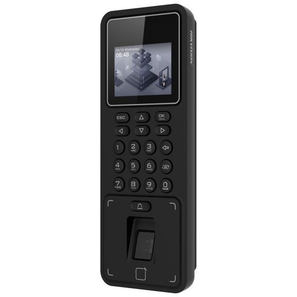 Acheter HIKVISION DS-K1T808EFWX Contrôle d’accès et de présence - Empreinte digitale, carte EM et code PIN - 3 000 utilisateurs 