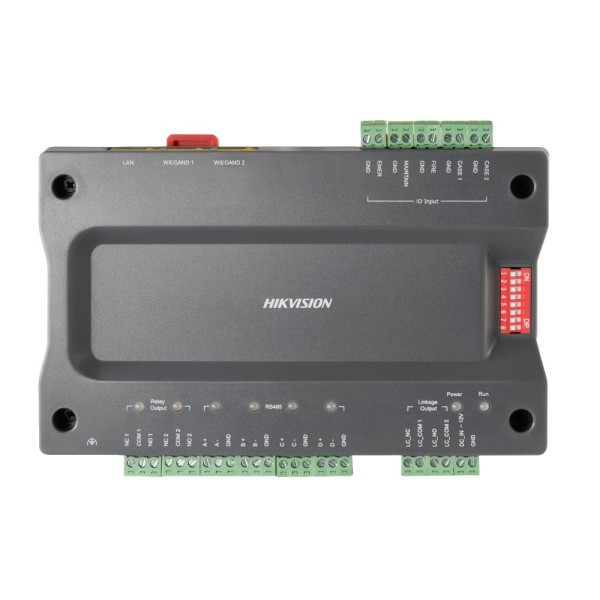 Acheter HIKVISION DS-K2210 Contrôleur maître pour ascenseurs - Accès par empreinte digitale, reconnaissance faciale, carte ou mo