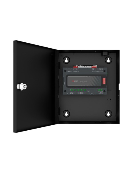 Comprar HIKVISION DS-K2220X Controladora maestra para ascensores - Huella, tarjeta, QR o PIN - 2 relés | Comunicación TCP/IP y R