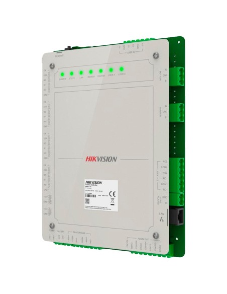 Hikvision DS-K2622X Controlador de acesso multi-identificação - facial, pegada, cartão, qr ou pino - 2 portas | Comunicação t
