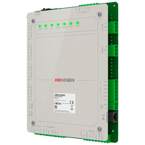 Comprar HIKVISION DS-K2622X(P) Controladora de acceso Multi-identificación - Facial, huella, tarjeta, QR o PIN - 2 puertas | Com