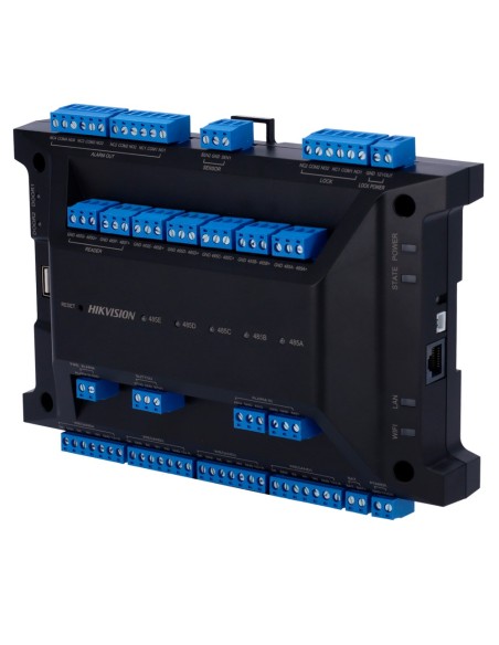Comprar HIKVISION DS-K2702WX-E1(P) Controladora de acceso Multi-identificación - Facial, huella, tarjeta, QR o PIN - 2 puertas |