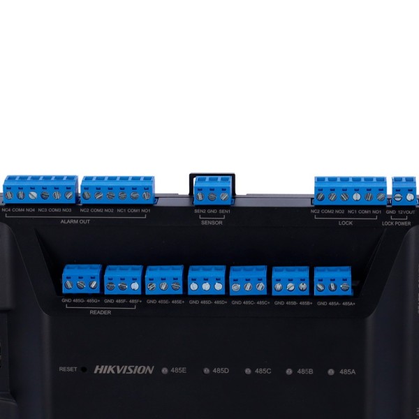 Hikvision DS-K2702WX-E1 (P) Controlador de acesso multi-identificação - facial, pegada, cartão, qr ou pino - 2 portas | Comunic