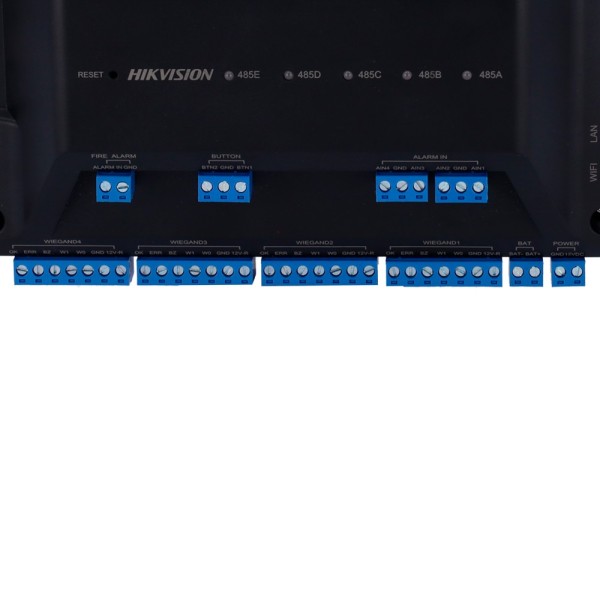 Hikvision DS-K2702WX-E1 (P) Controlador de acesso multi-identificação - facial, pegada, cartão, qr ou pino - 2 portas | Comunic