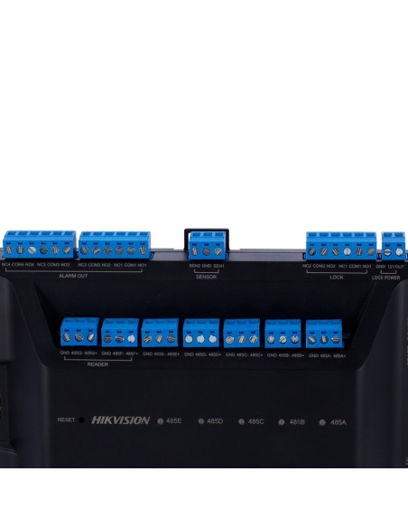 Hikvision DS-K2702X (P) Controlador de acesso multi-identificação - facial, pegada, cartão, qr ou pino - 2 portas | Comunicació
