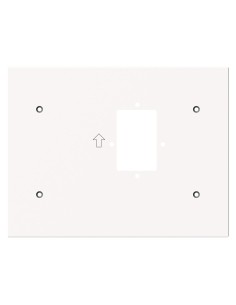 Hikvision Intercom ds-kabh7300-S / suporte de superfície de aparelho - Cubra as marcas de instalação anteriores - específicas pa