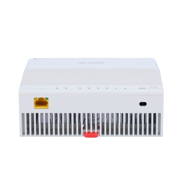 Acquistare HIKVISION DS-KAD704Y Convertitore per edifici - da 2 fili a IP - 4 gruppi da 2 fili - TCP/IP con RJ45 - Alimenta disp